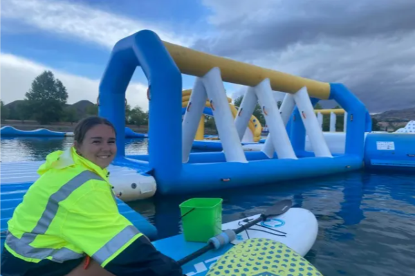 Abbey Bisset at Kiwi Water Park. Photo: Supplied
