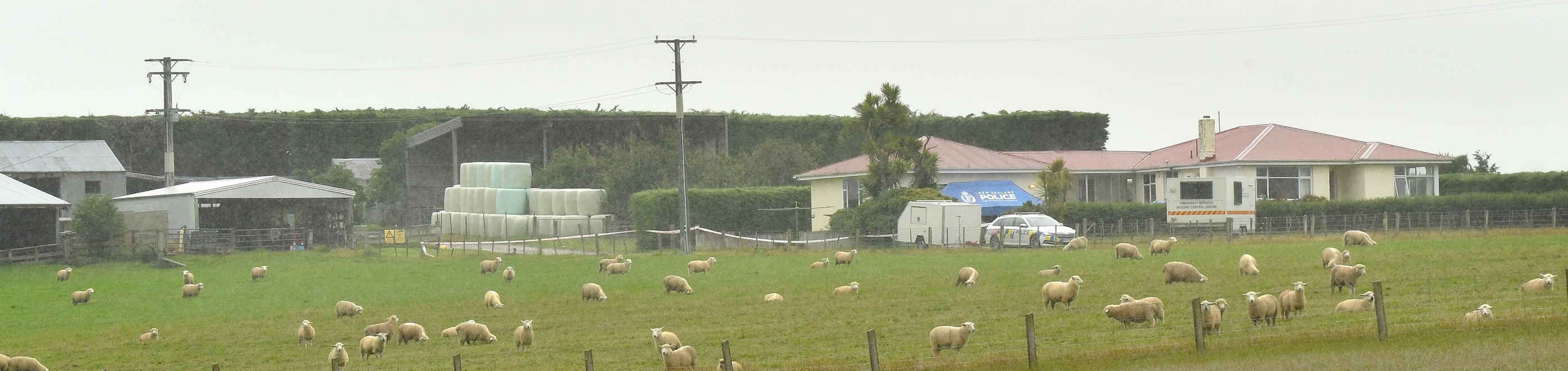 Police have placed cordons in and around the property where the incident took place.