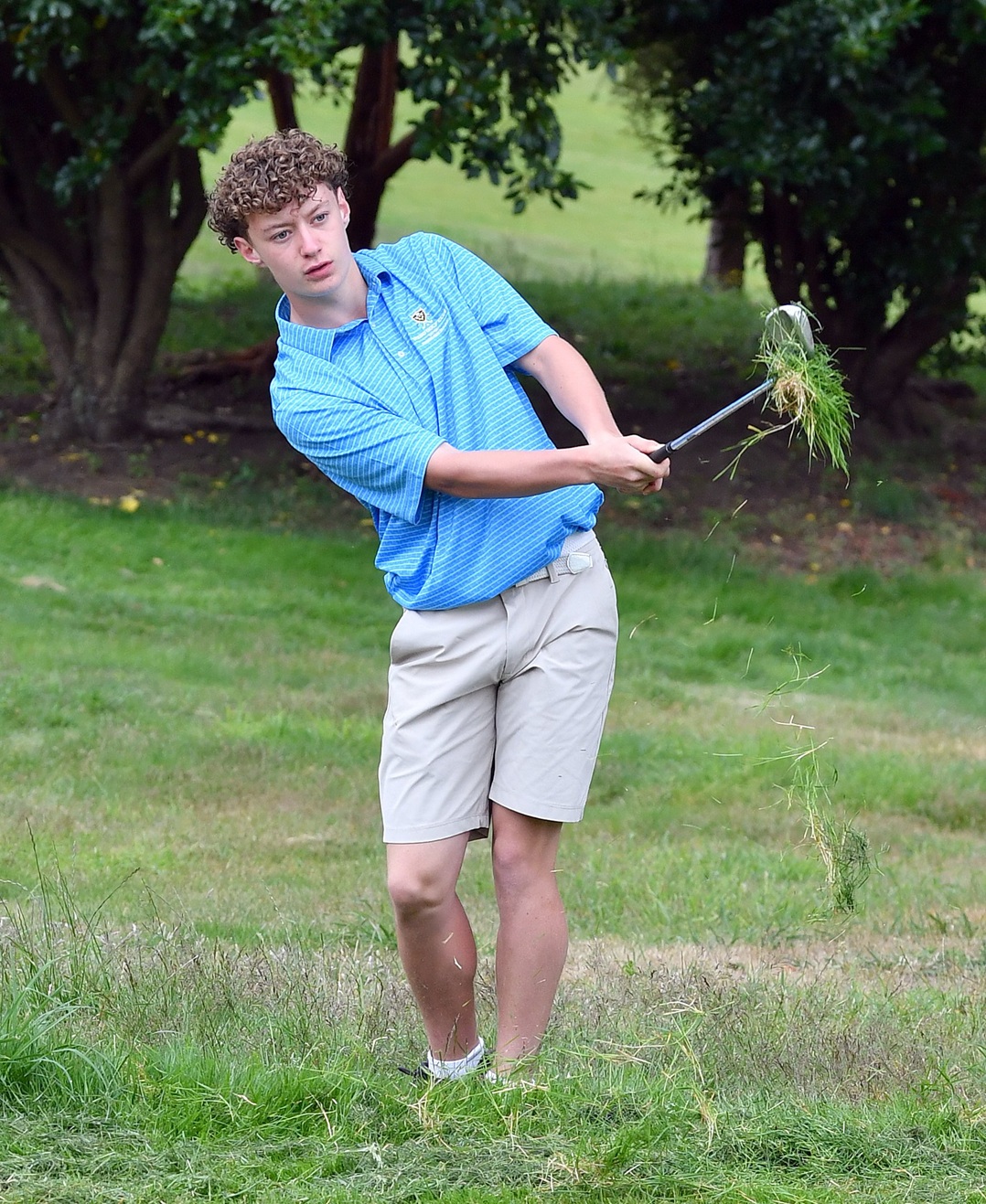 Ben Brown strikes one out of the rough.