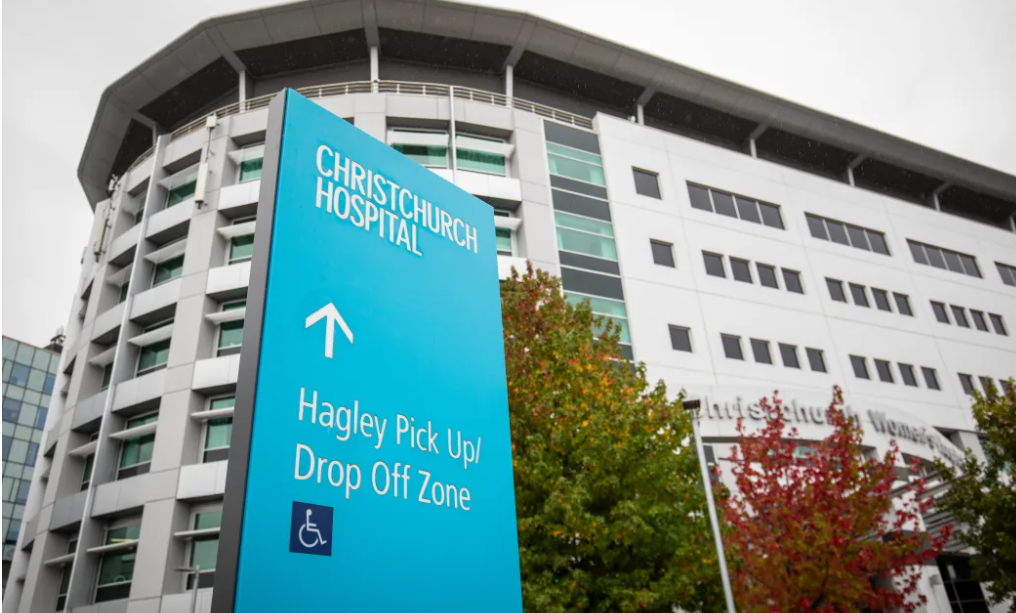 The woman received treatment at Christchurch Hospital in January 2022. Photo: RNZ 