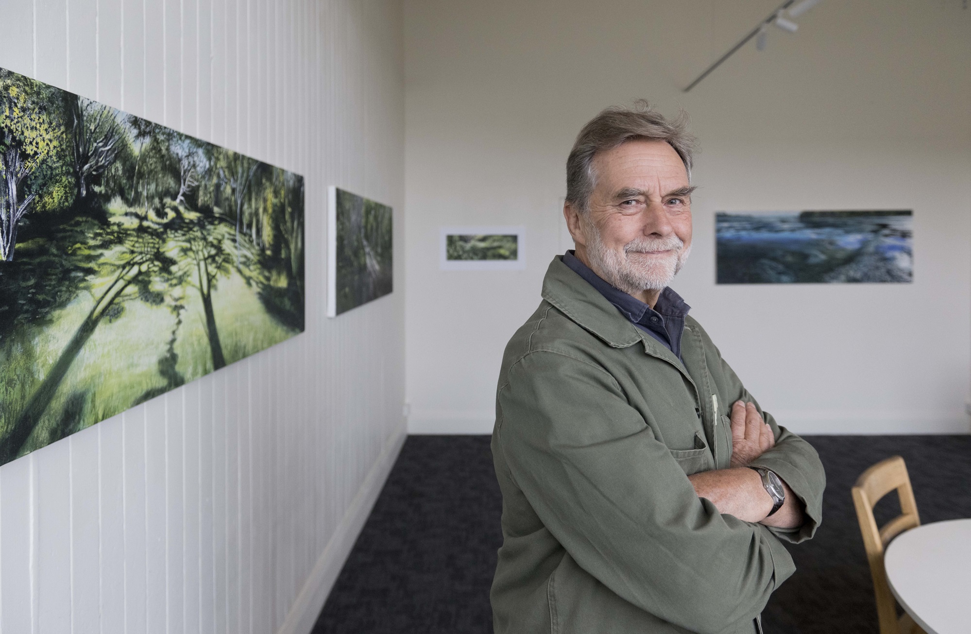 Waiheke Island-based Clive Humphreys is enjoying showing his latest exhibition, "All in All", at...
