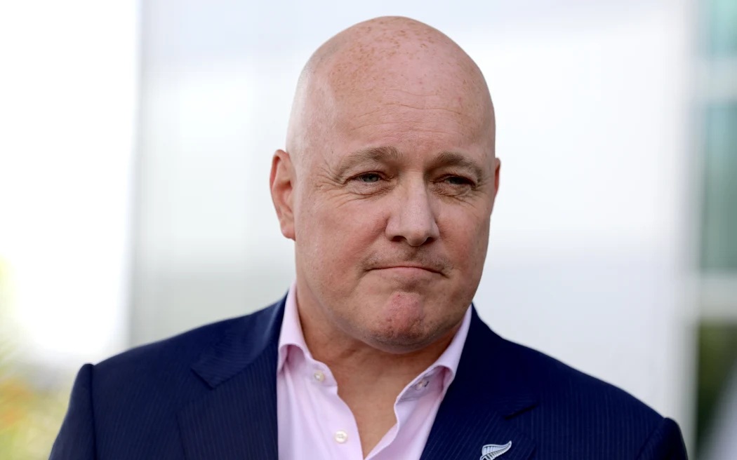 Prime Minister Christopher Luxon. Photo: RNZ 