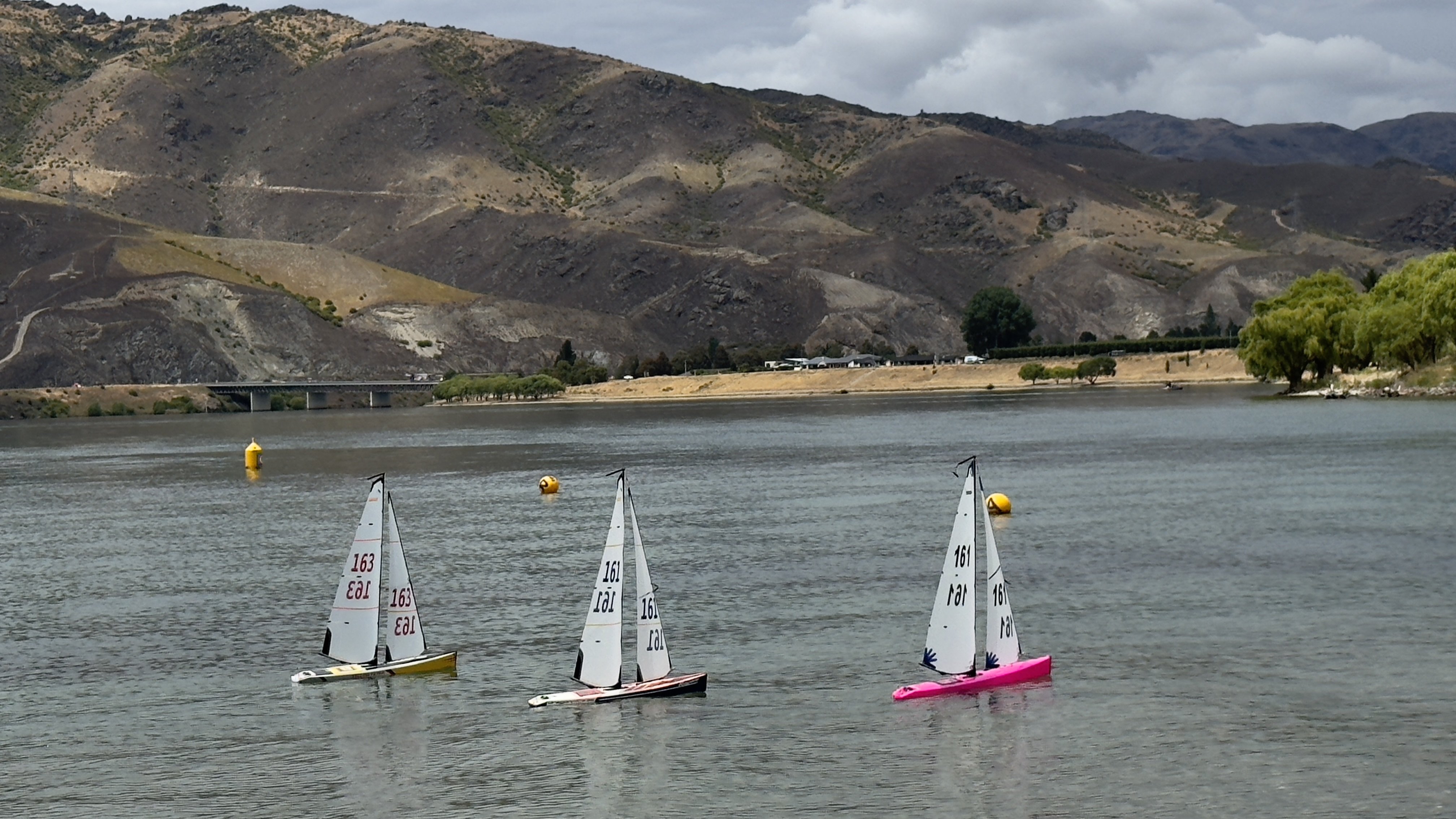 Yachts from the Cromwell Radio Yacht Squadron compete on Lake Dunstan. The club will host the...