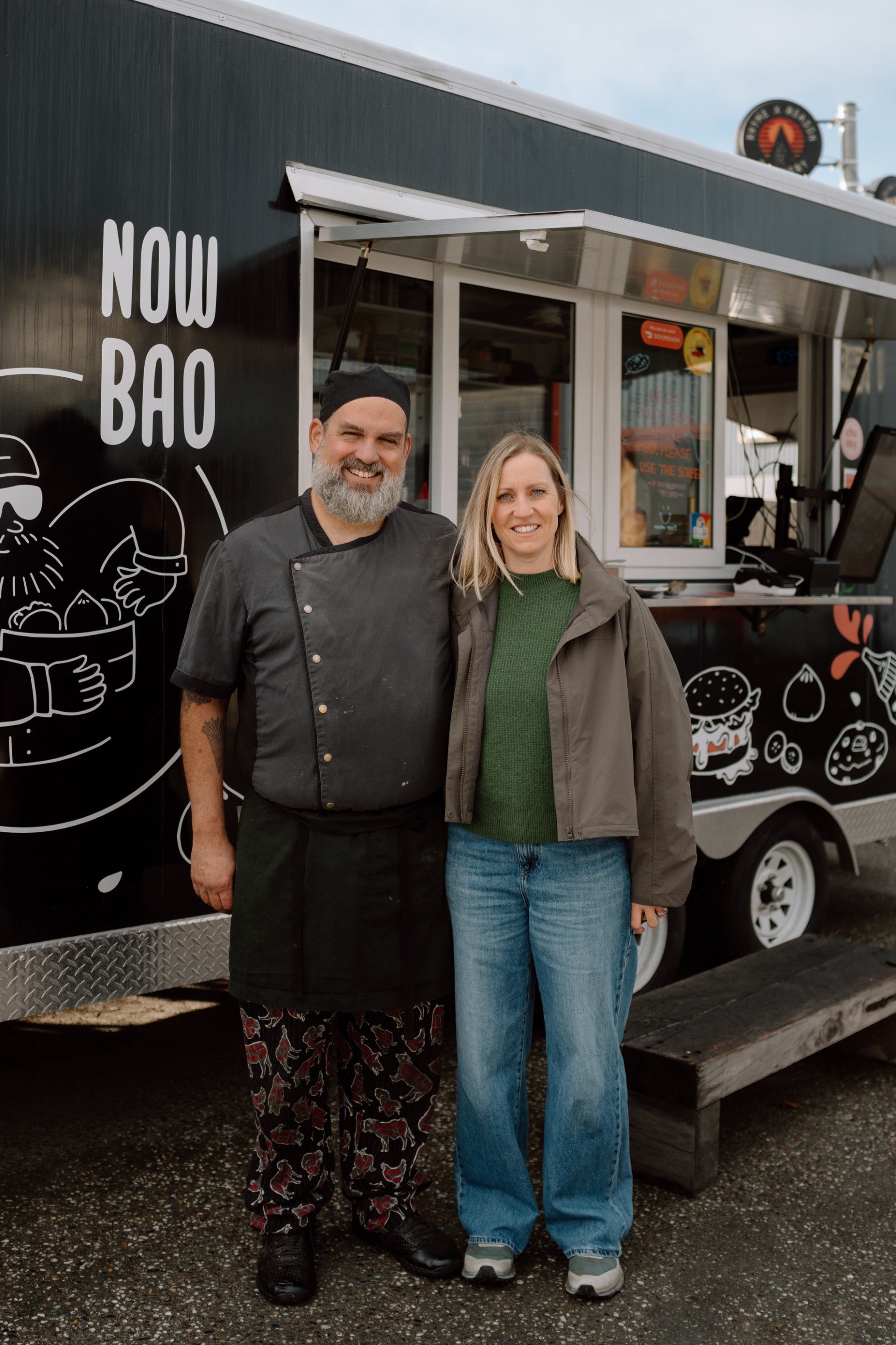 Cory and Nicola Peterson have worked in their food truck for years to be able to open a...