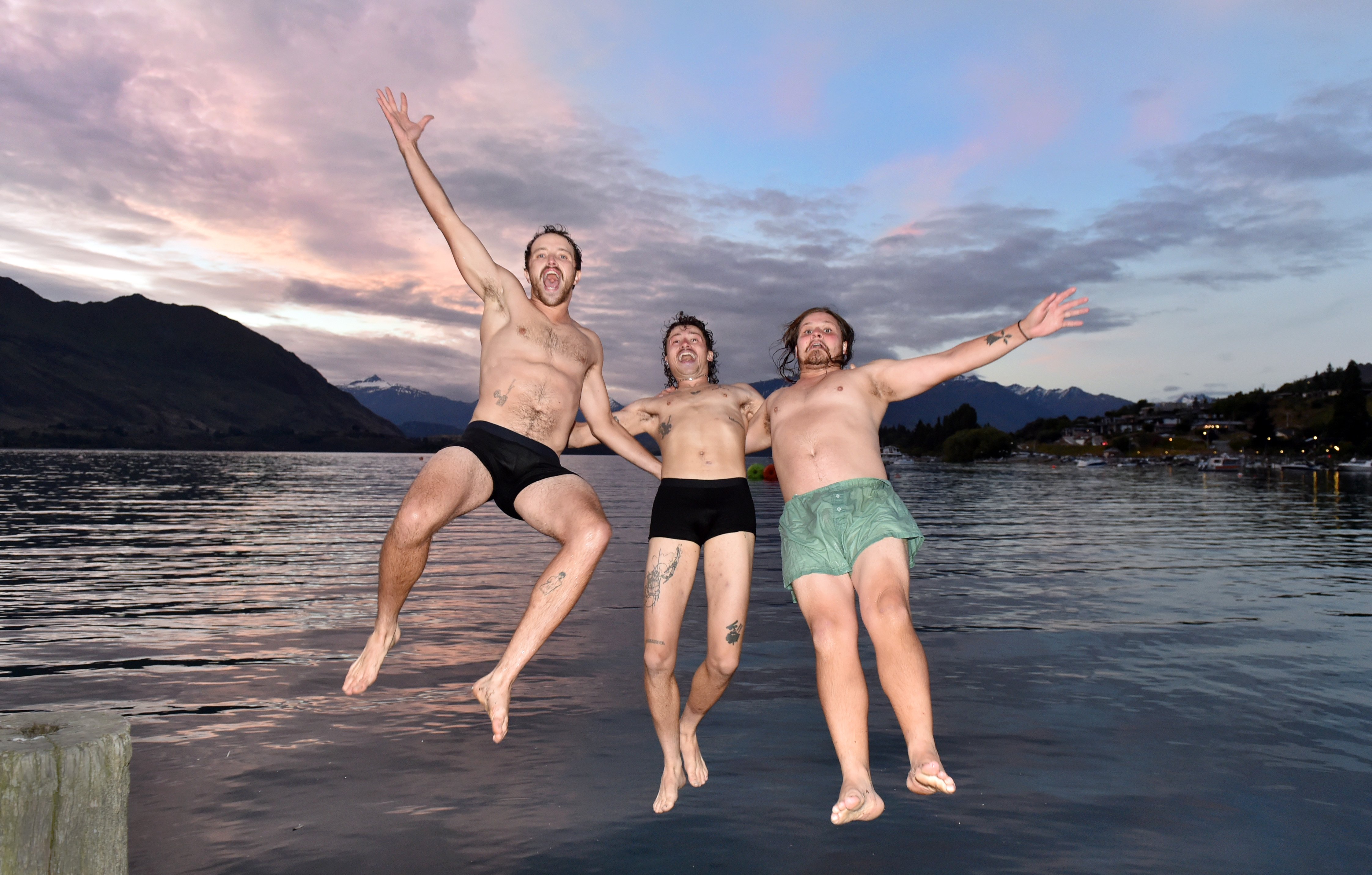 Three game Frenchmen thought the best way to while away the last minutes of 2025 was with a...