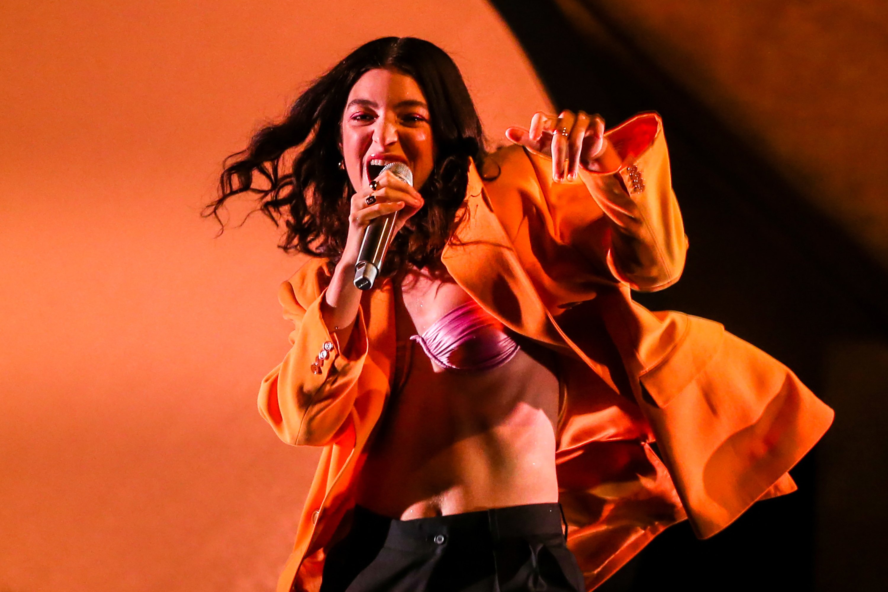 Lorde performs at the Bill Graham Civic Auditorium in San Francisco in 2022. Photo: TNS