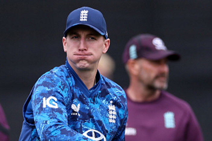 Harry Brook during the white ball tour of New Zealand in October last year. Photo: Getty Images 