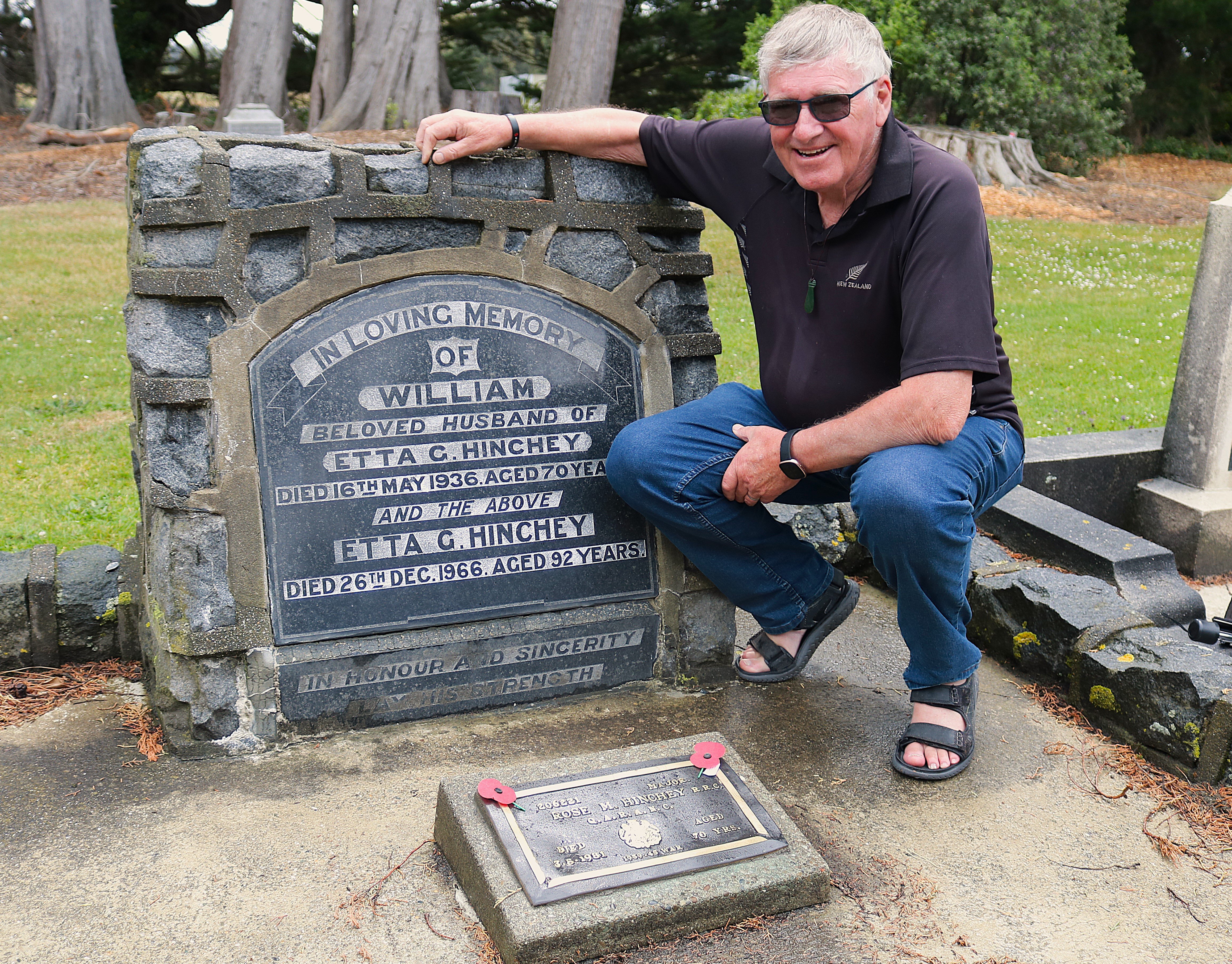 Awarua RSA president and war veteran Ian Beker is relieved to see military nurse Major Rose...