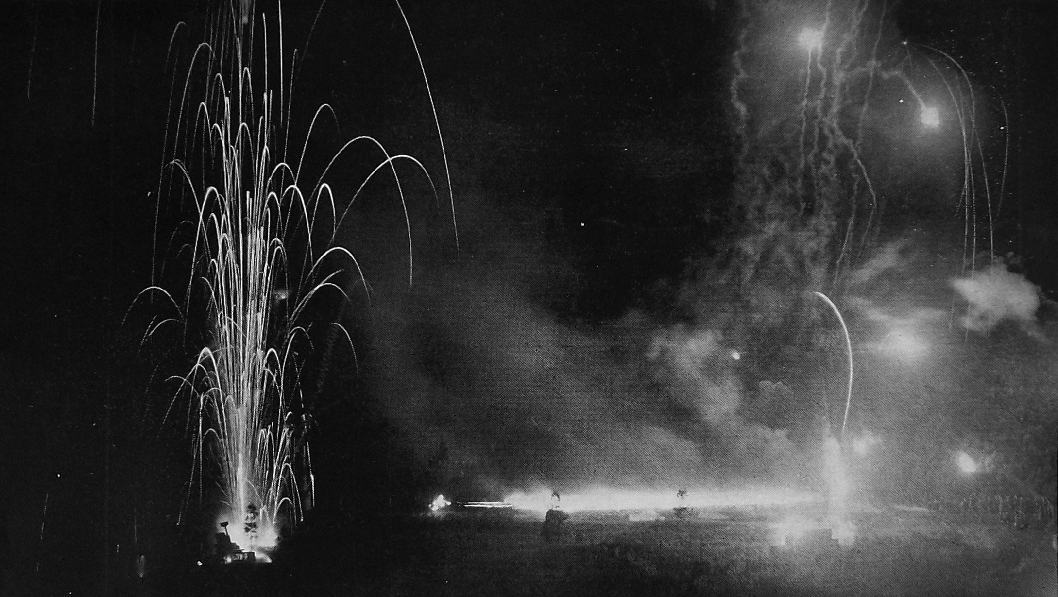 A New Year’s Eve fireworks display depicting WW1’s Battle of Jutland at the New Zealand and South...