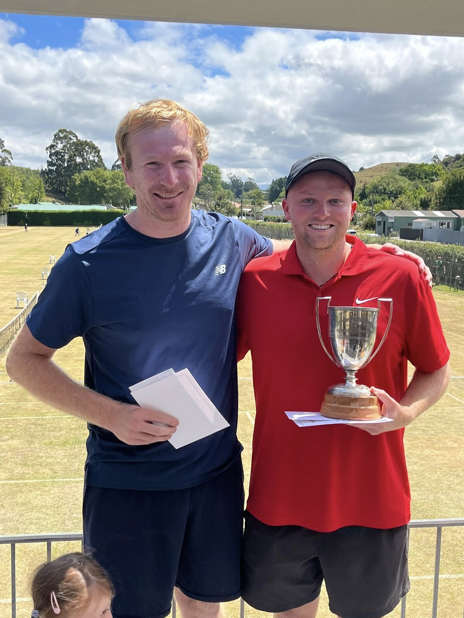 Harry Weeds (right), of Christchurch, beat Ryan Eggers, of Auckland, to claim the men’s singles...