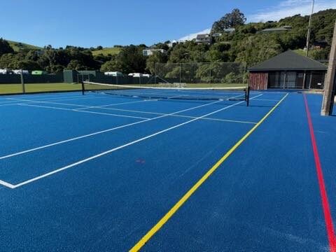 The court with new astroturf was completed at the end of last year. Photo: Supplied
