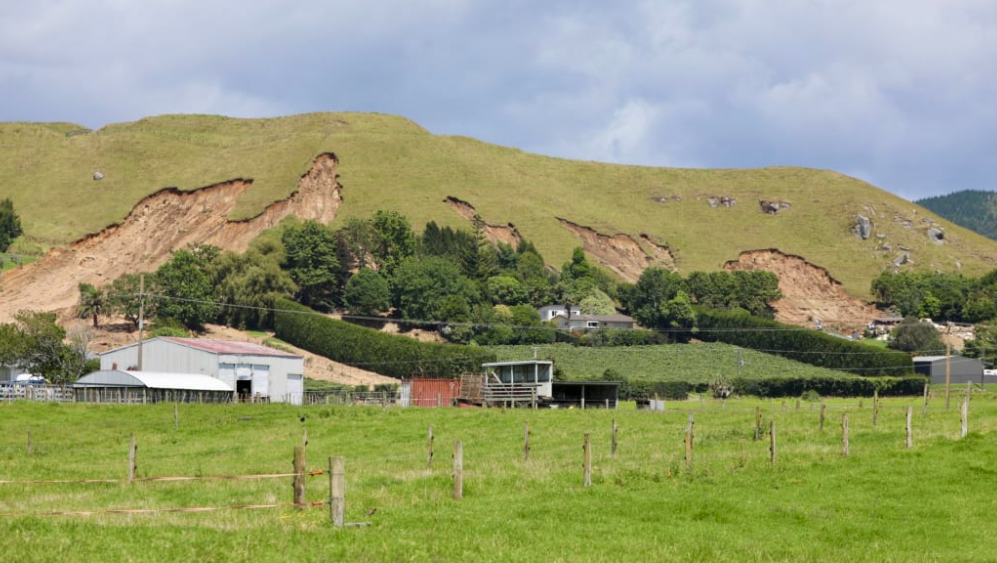 The damaged property at Welcome Bay. Photo: RNZ 