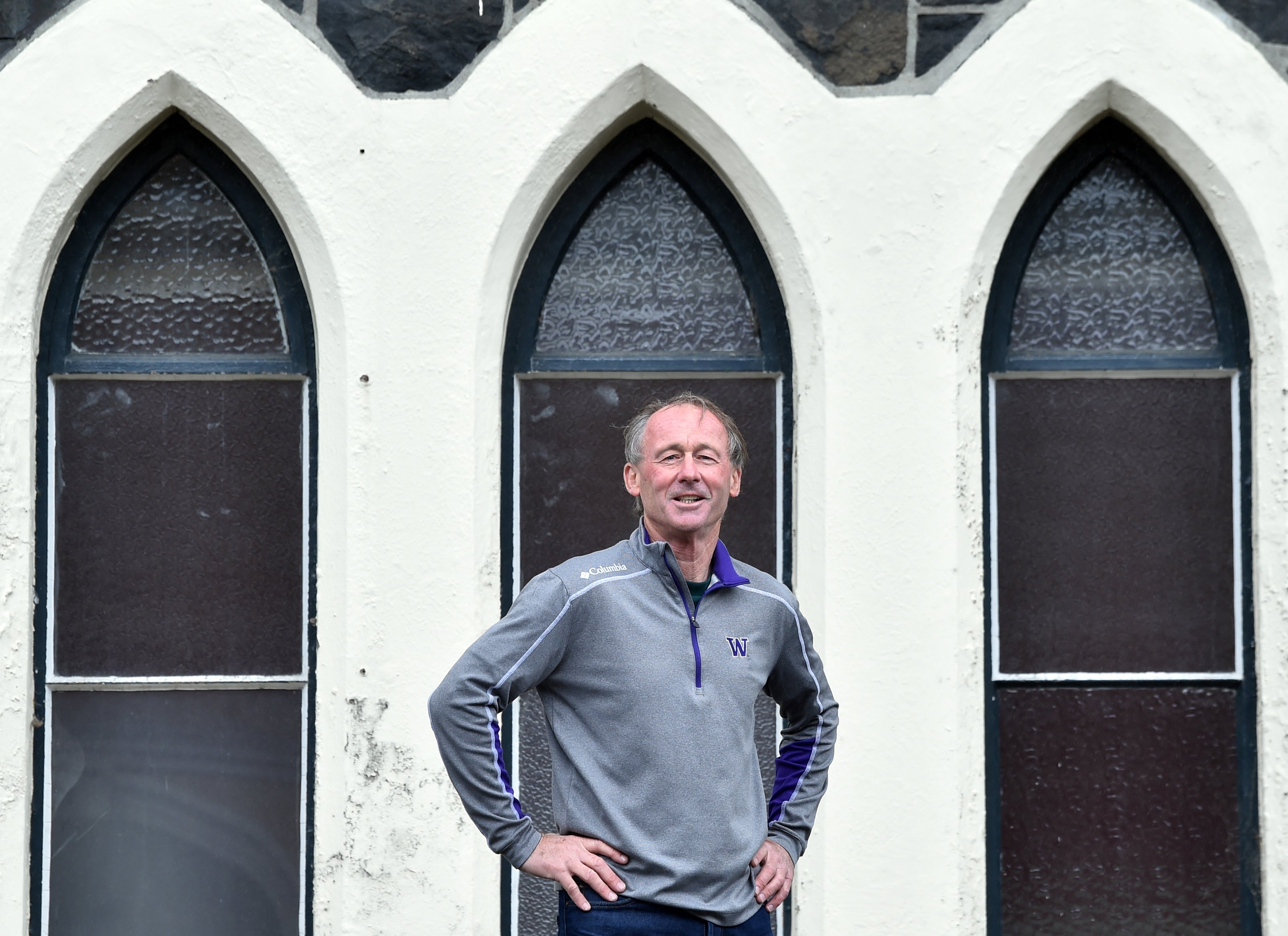 Dunedin councillor Russell Lund, pictured outside the former Fortune Theatre, says the city...