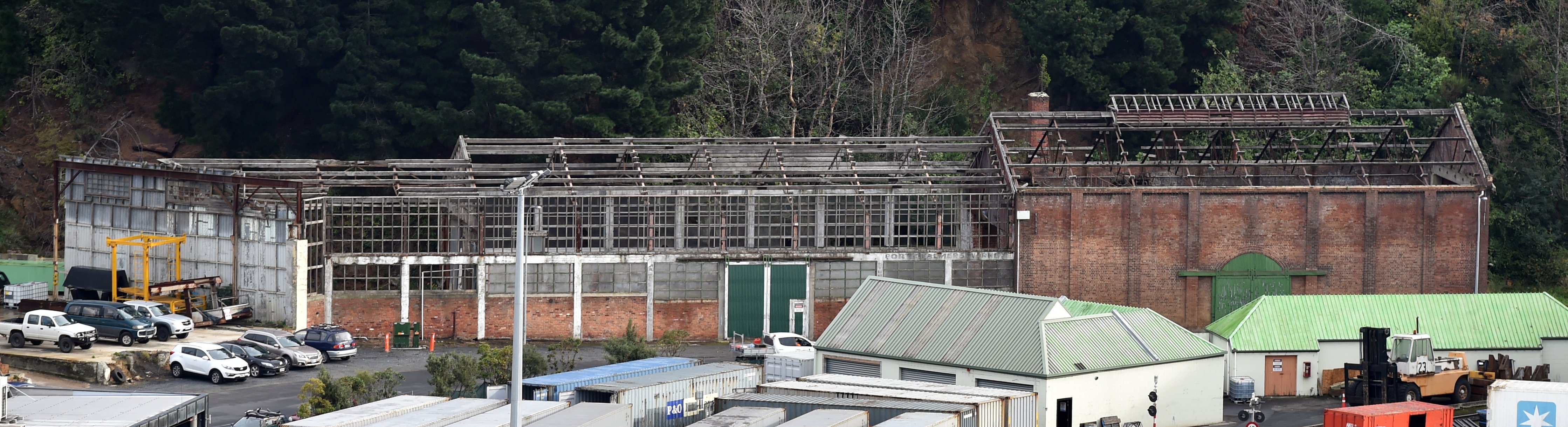 The building’s extension, pictured on the left, has been removed to allow for better access and...