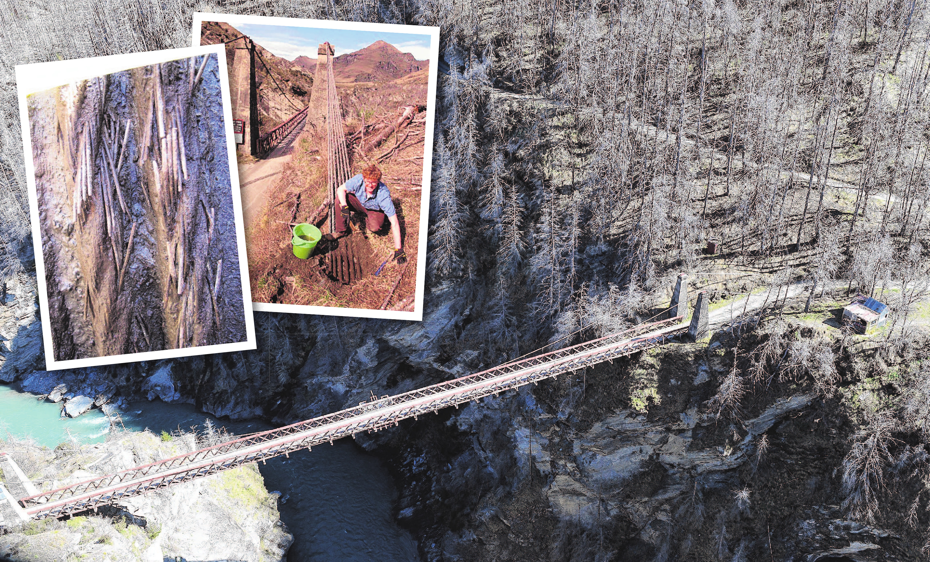 The historic Skippers Bridge is closed to all vehicles due to the risk that the bridge could fall...