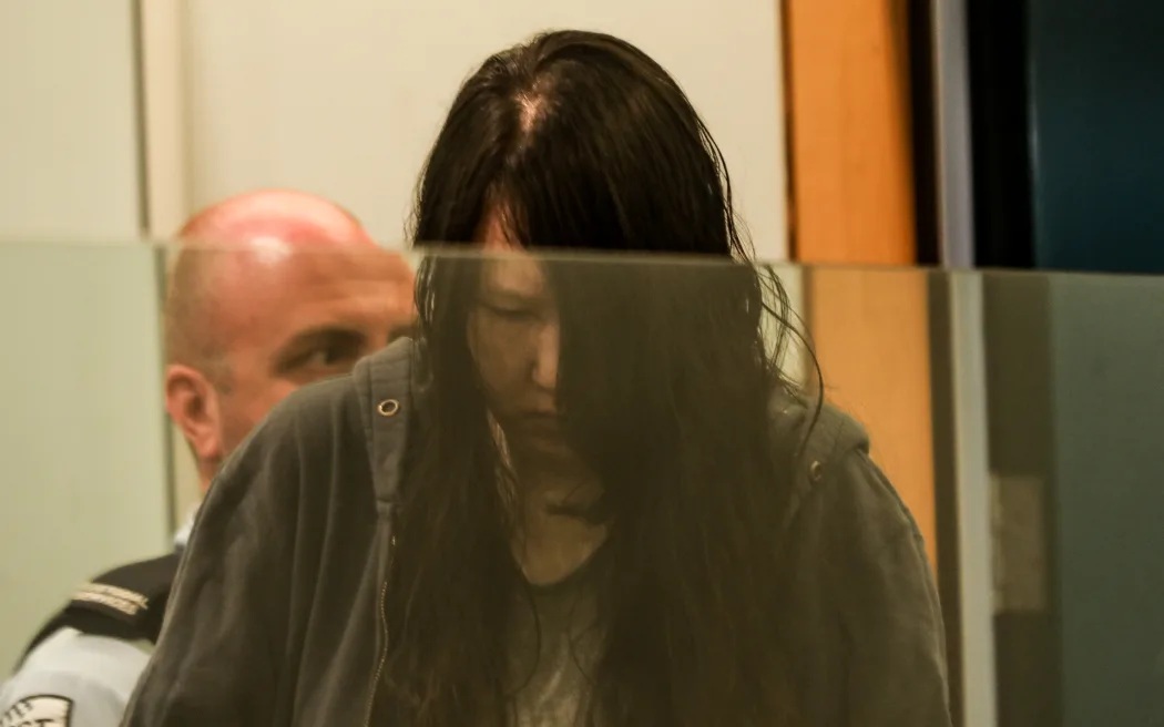 Hakyung Lee during her sentencing in the High Court at Auckland. Photo: RNZ