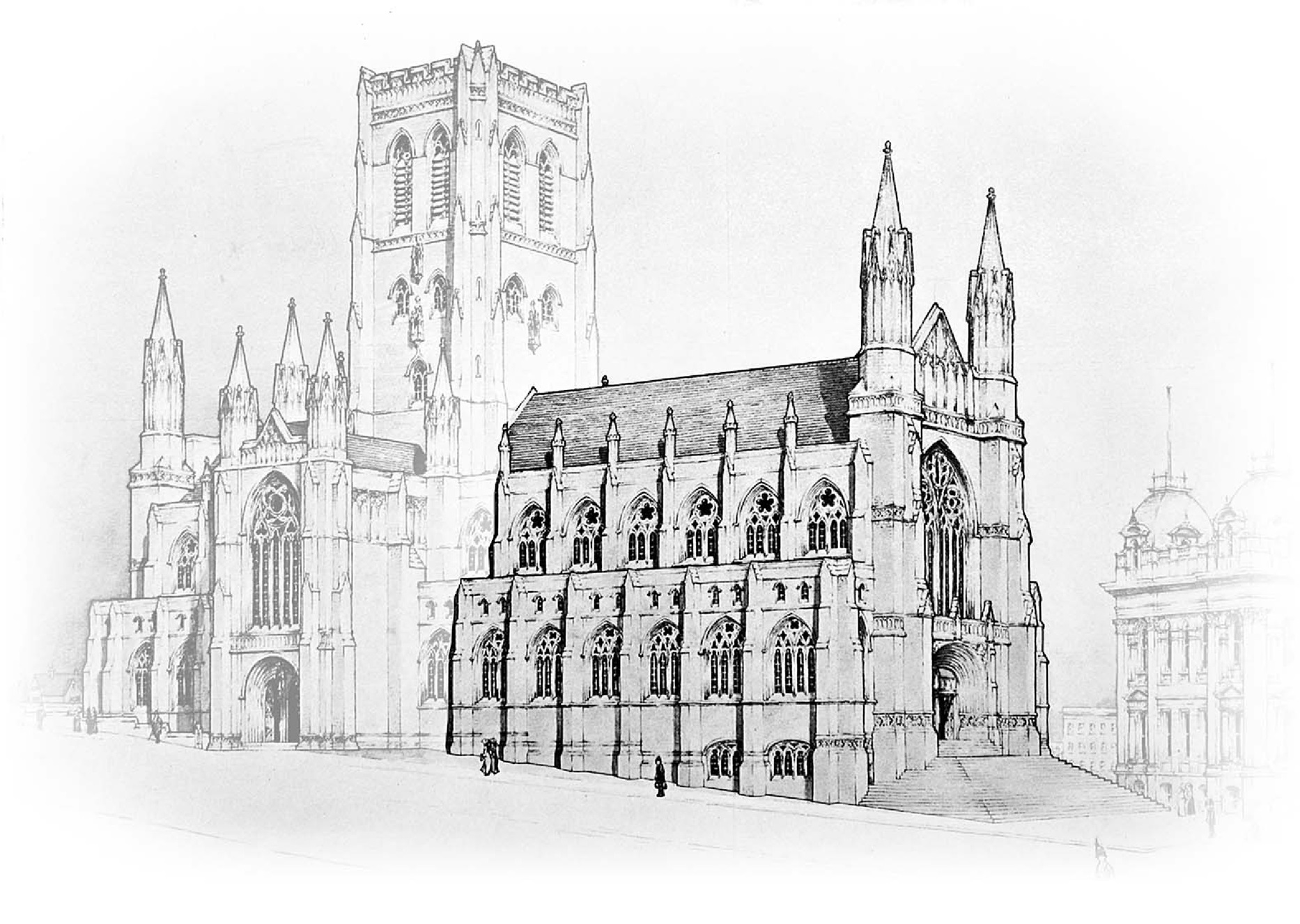 A lack of funds meant St Paul’s Cathedral in the Octagon was never completed to its original...