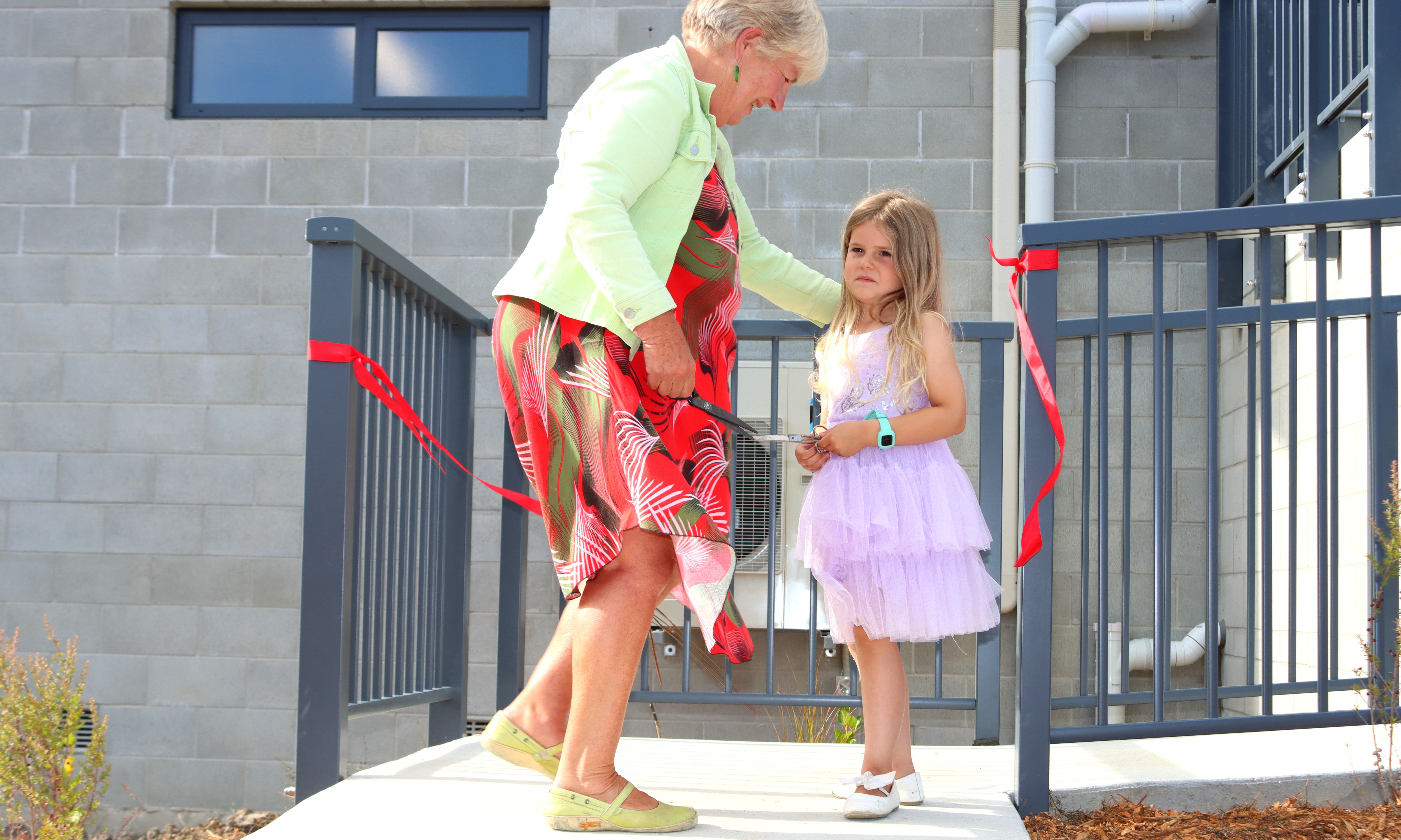 Warrington Surf Lifesaving Club life member Lyn Hastie (left) and the club’s youngest member...