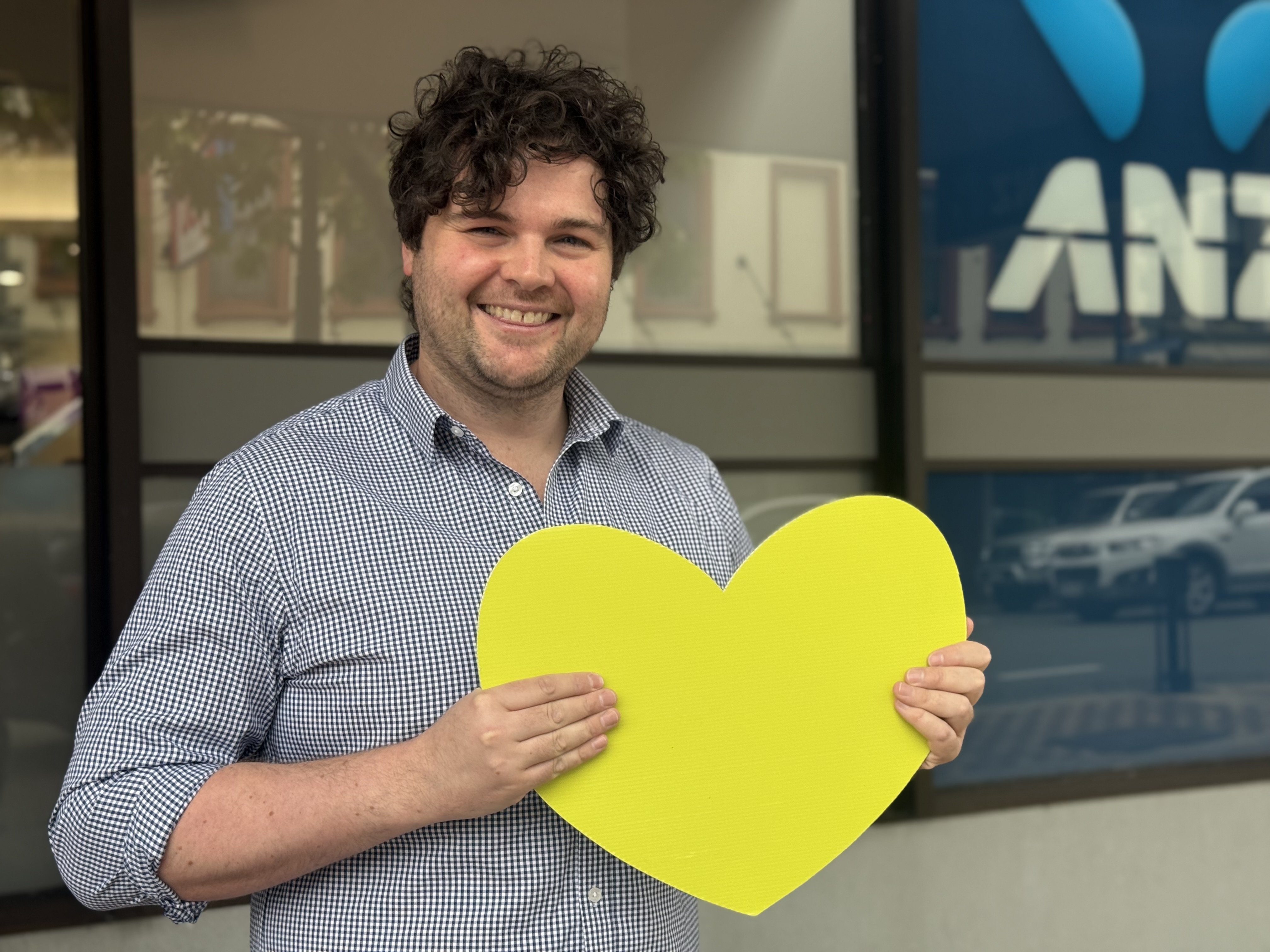 Jacob Gormack is doing his bit for the community through workplace giving to the Aoraki...