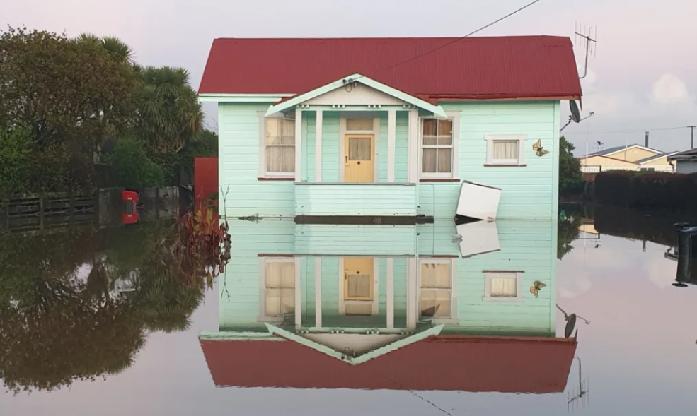 A 2021 flood in Westport left more than 100 homes uninhabitable Photo: RNZ