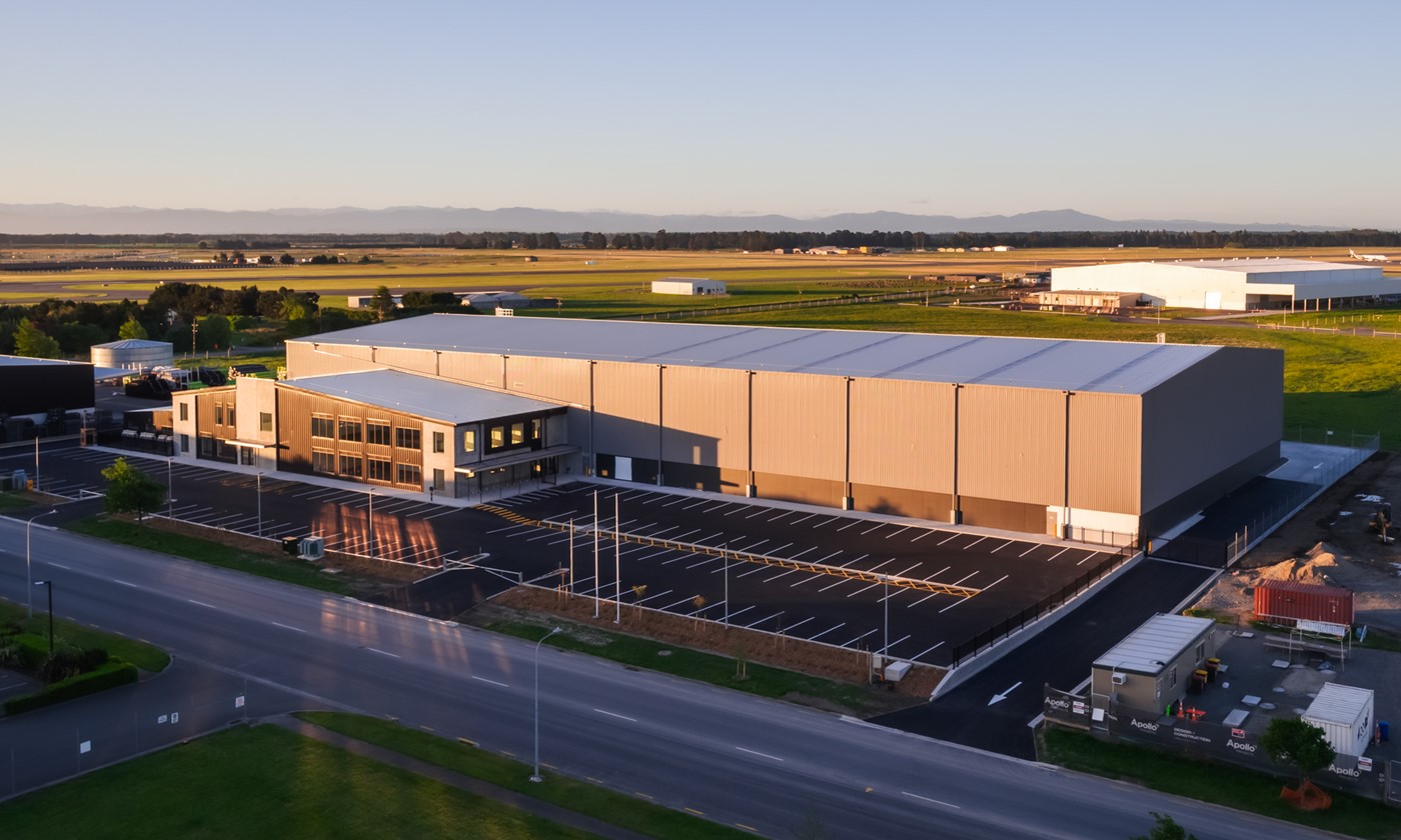 Enatel's new plant near Christchurch Airport. Photo: Enatel Christchurch