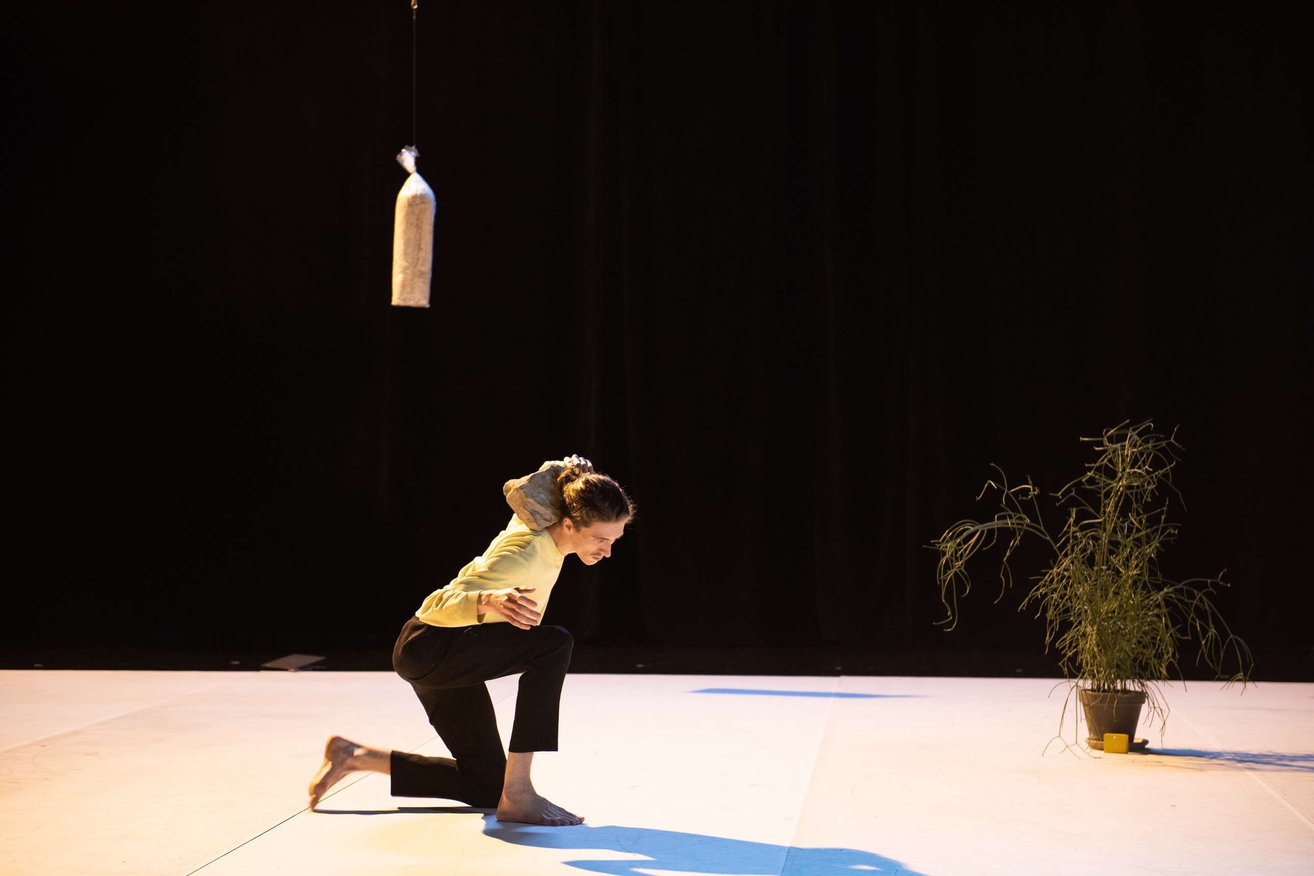 Connew performing in his own work Being(s)(a)part in Montpellier, France in 2021. Photo: Marc...