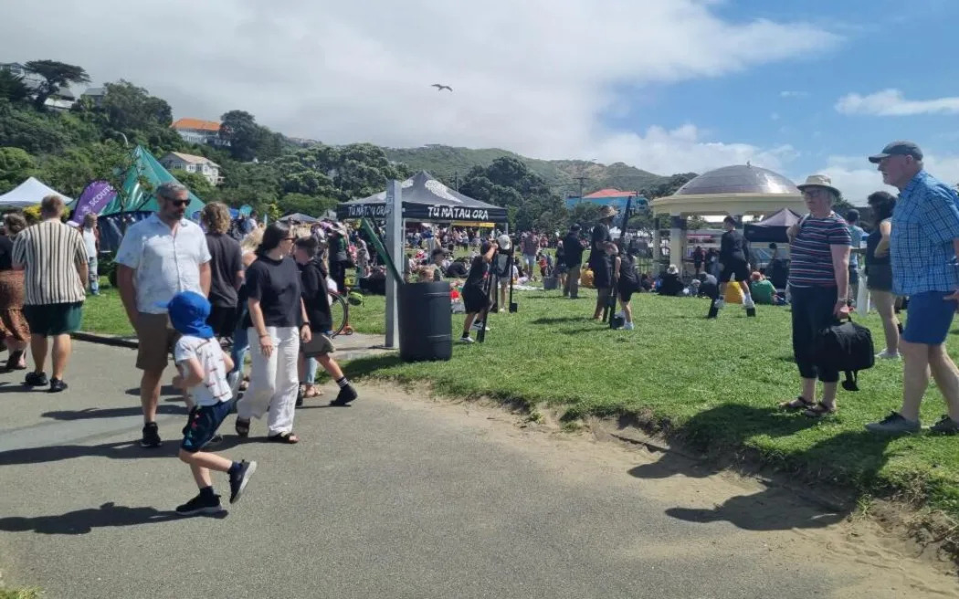 Many still attended the festival despite the water restrictions.