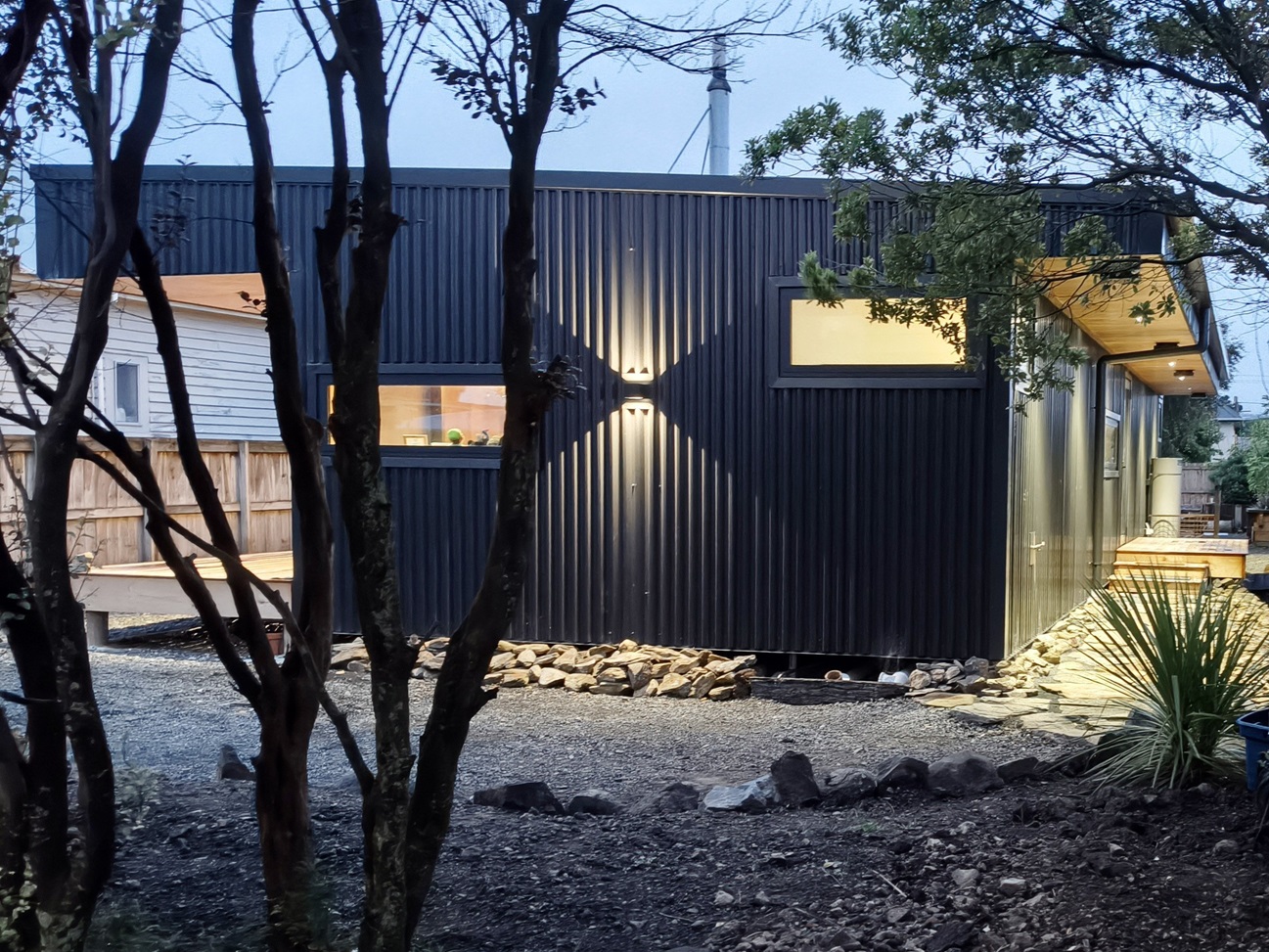 While the Turners can’t plant in dirt at the back of the section, which would risk breaching the...