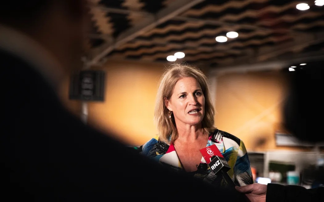 Minister for Child Poverty Reduction Louise Upston. Photo: RNZ 