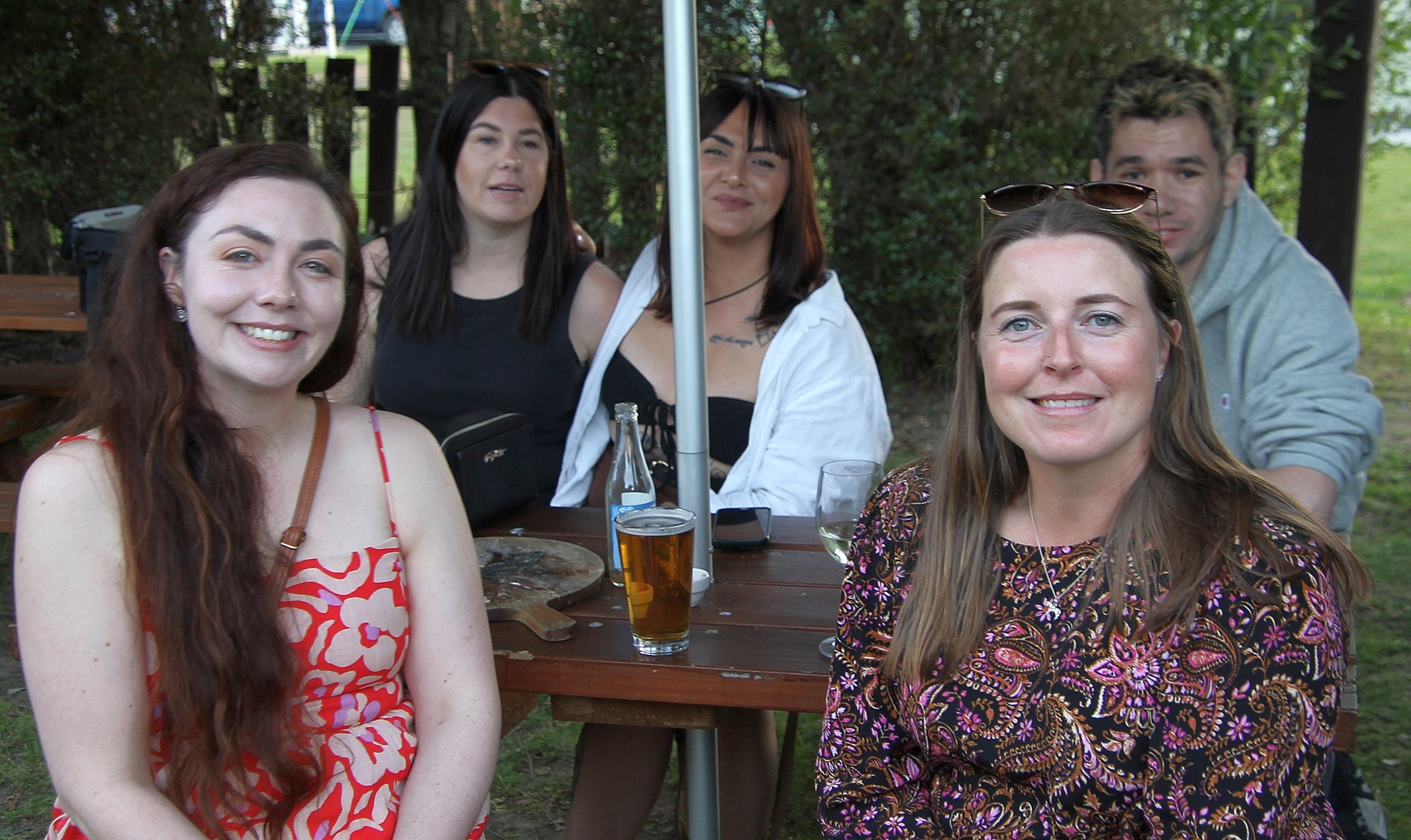 Enjoying the Beaumont Boot Bash  are (from left) Lizzie Harris, Stacey Anderson, Shantelle Philip...