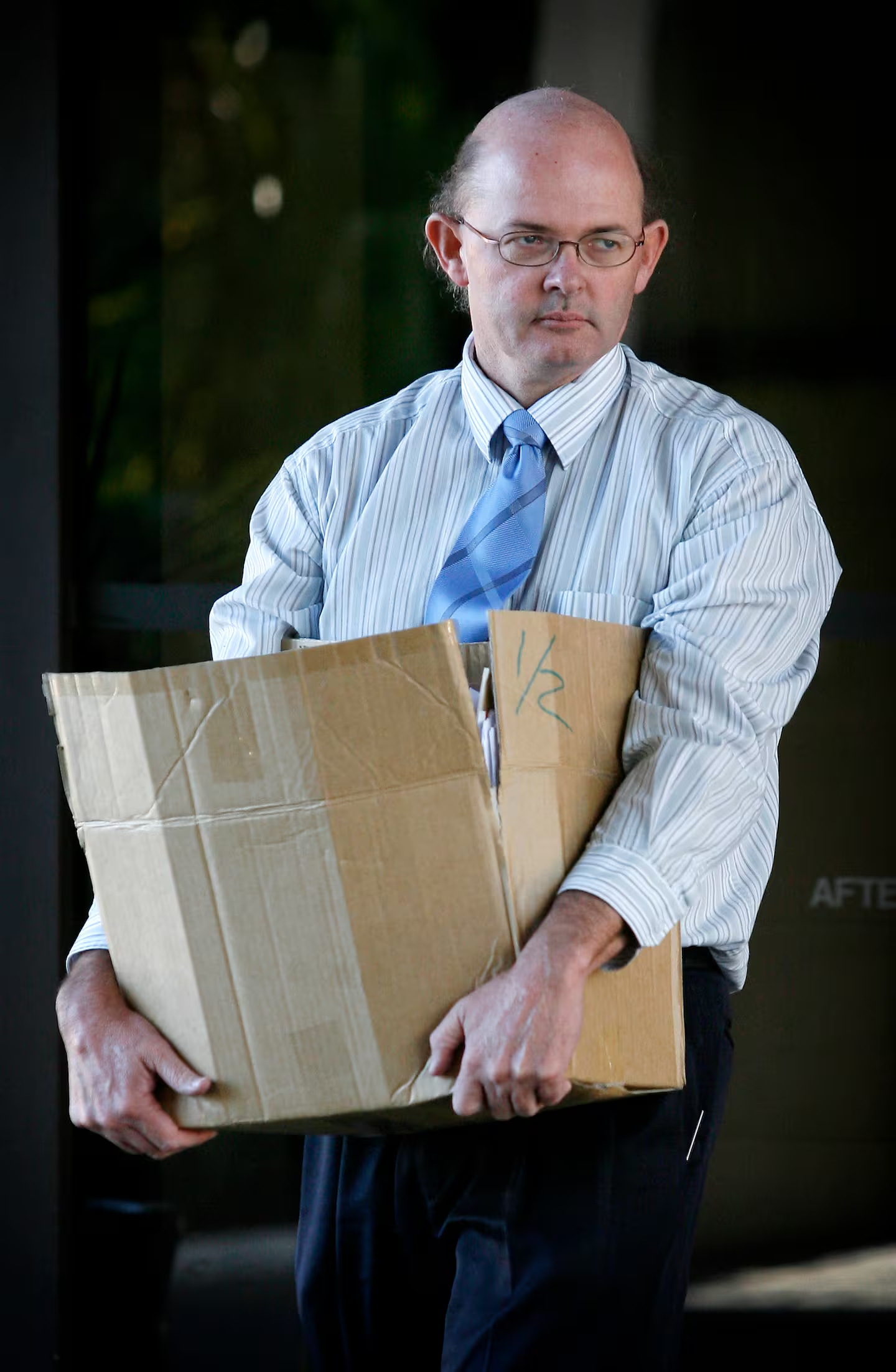 Rhys Cullen leaving a medical tribunal hearing in April 2007. Photo / Greg Bowker