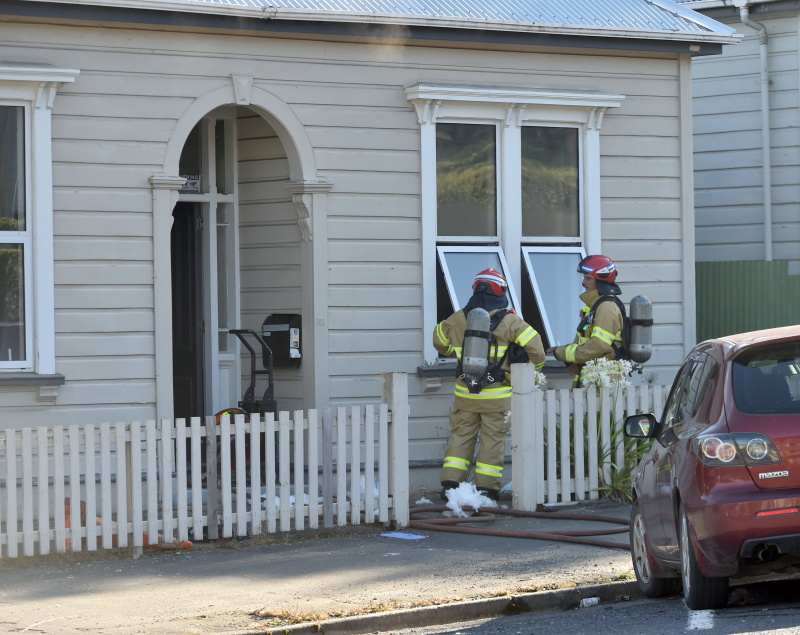 Police, FENZ and St Johns attended a fire in the bedroom of a flat in Dundas St where one patient...