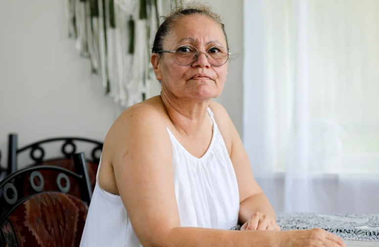 Fiona Marks has two mokopuna in her care. Photo: RNZ / Marika Khabazi