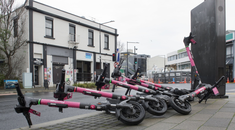 E-scooter injuries have risen, according to ACC claims data. Photo: Gerard O'Brien