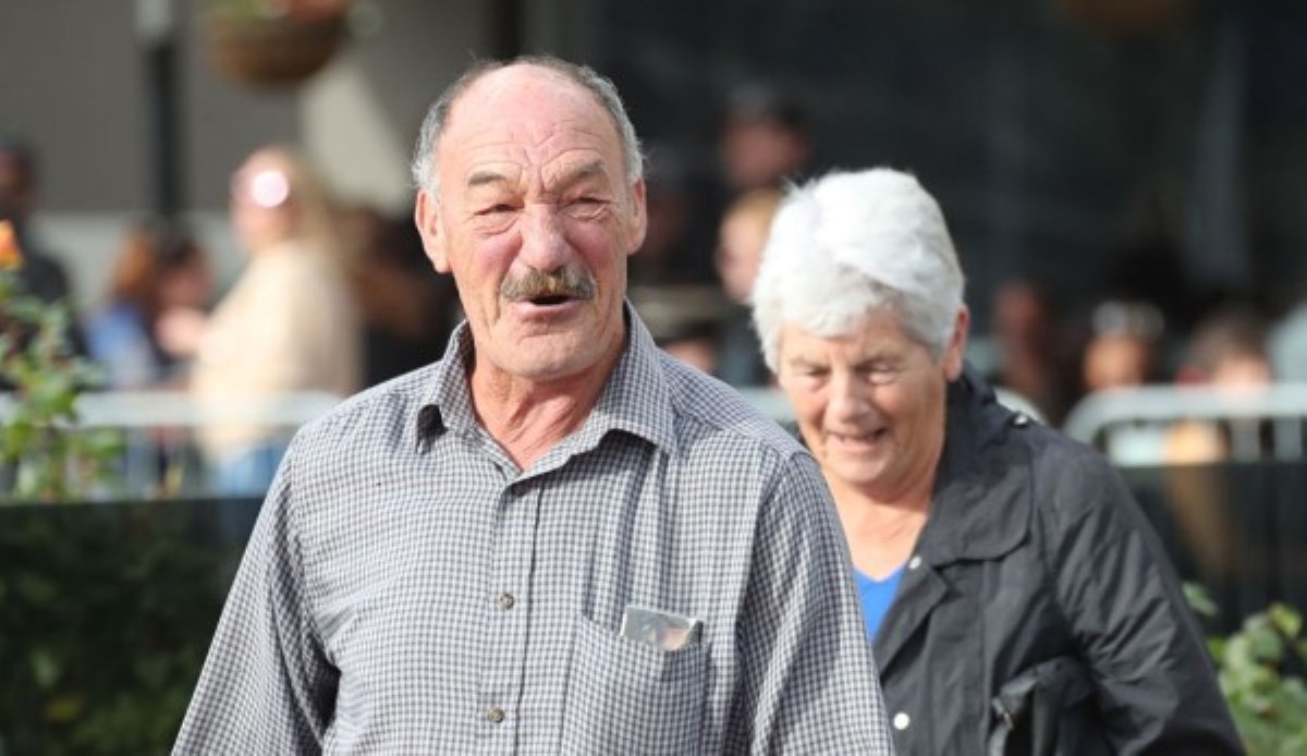 Take After Me’s breeders Fred Scott, who also trained the horse, and Jan Scott.

