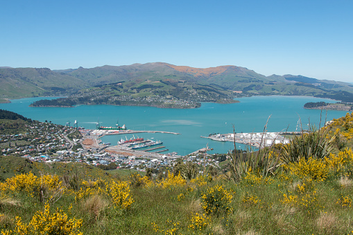 A great view from the top of a Lyttelton hill. Photo: Getty Images