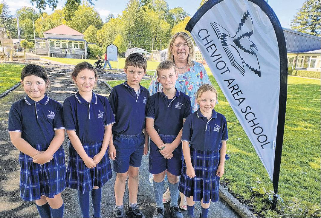 Ginny Neal is enjoying working with the students and staff at Cheviot Area School. PHOTO: DAVID HILL