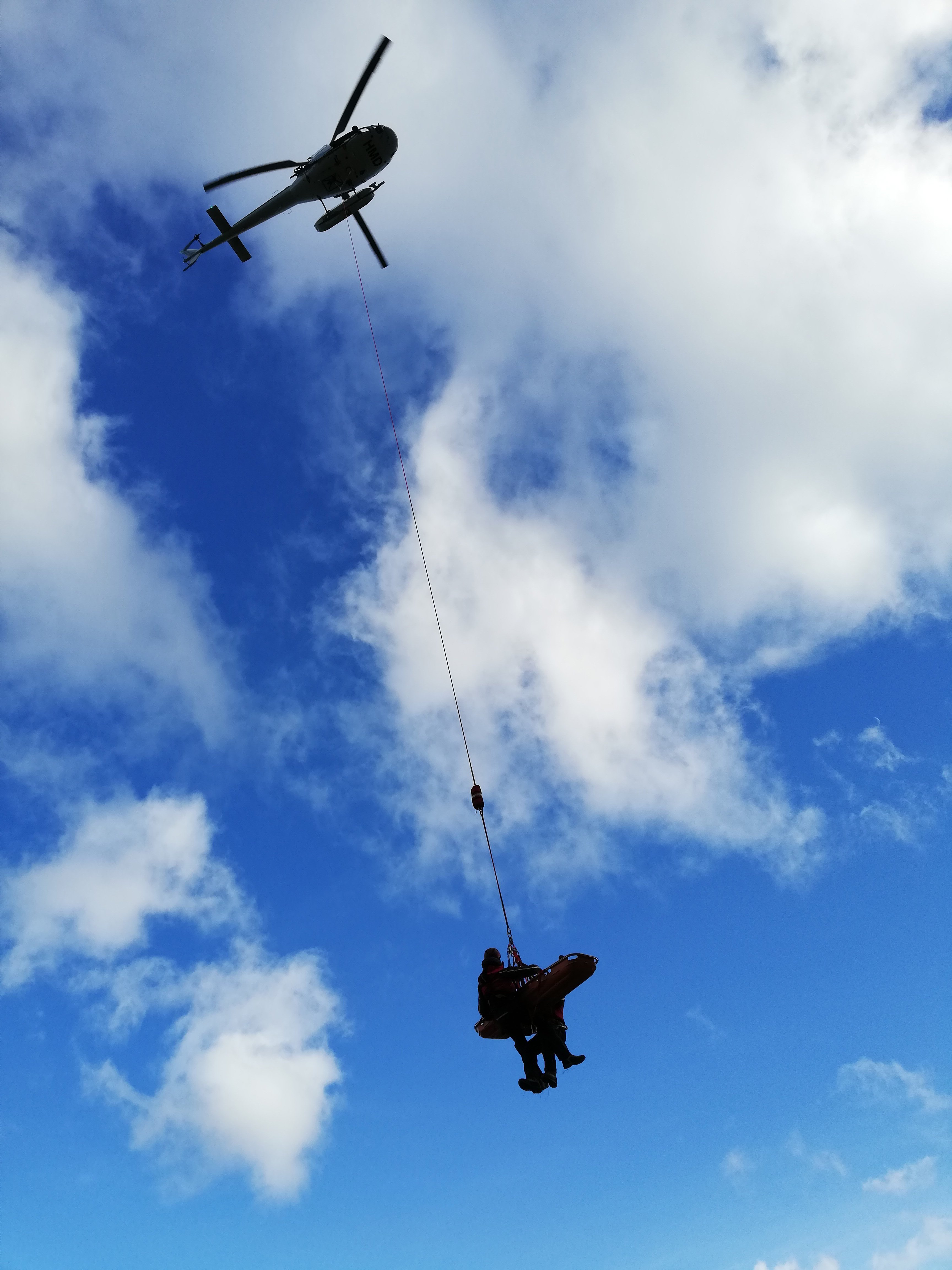  Southern Lakes Helicopters performs a search and rescue operation in this file photo. Photo:...
