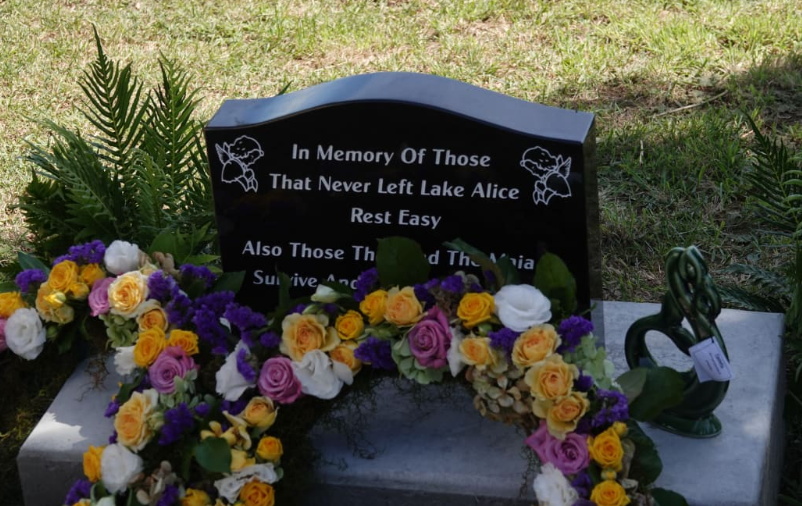 The memorial pays tribute to Lake Alice survivors, and those who have died. Photo: RNZ/Jimmy...