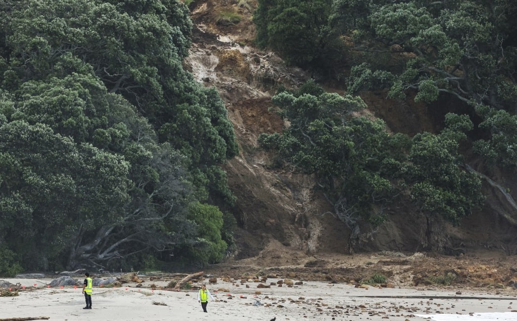 Forecast heavy rain is prompting fears of landslides in parts of the North Island. Photo: DJ...