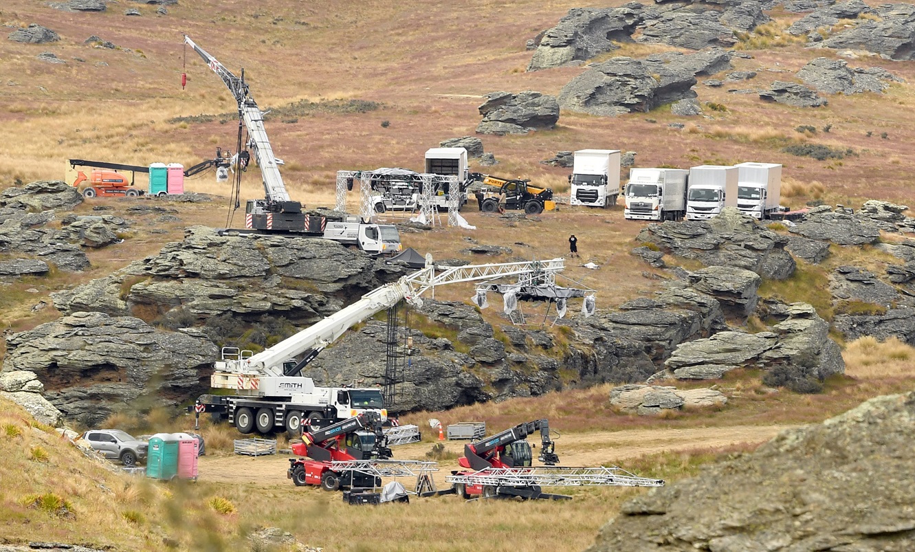 The mysterious film set in Poolburn. Photo: Stephen Jaquiery