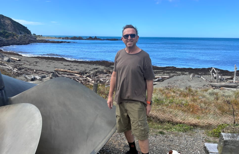 Houghton Bay resident Roger Young's home is 100 metres back from the shore and was still tainted...