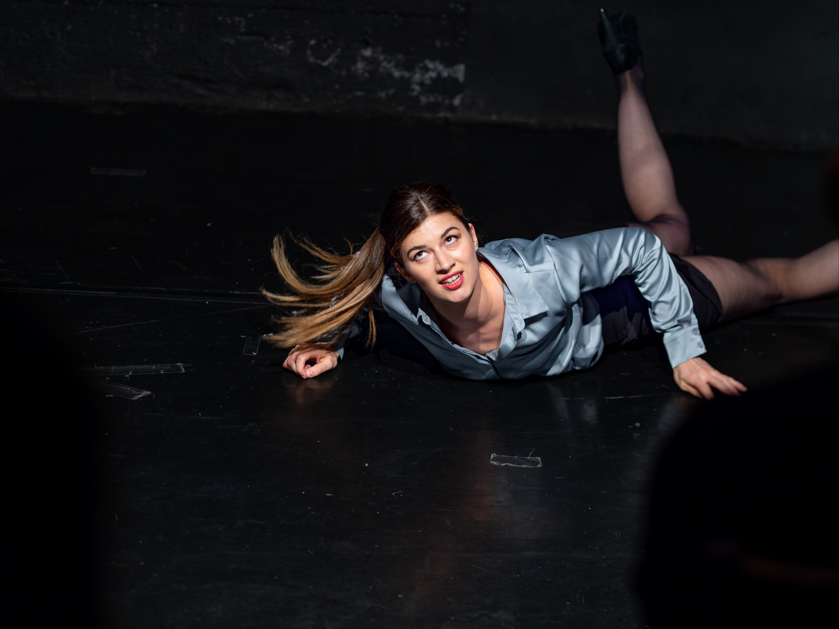 Swiss actress Elsa Couvreur in her show The Sensemaker. Photo: Lux Pragensis