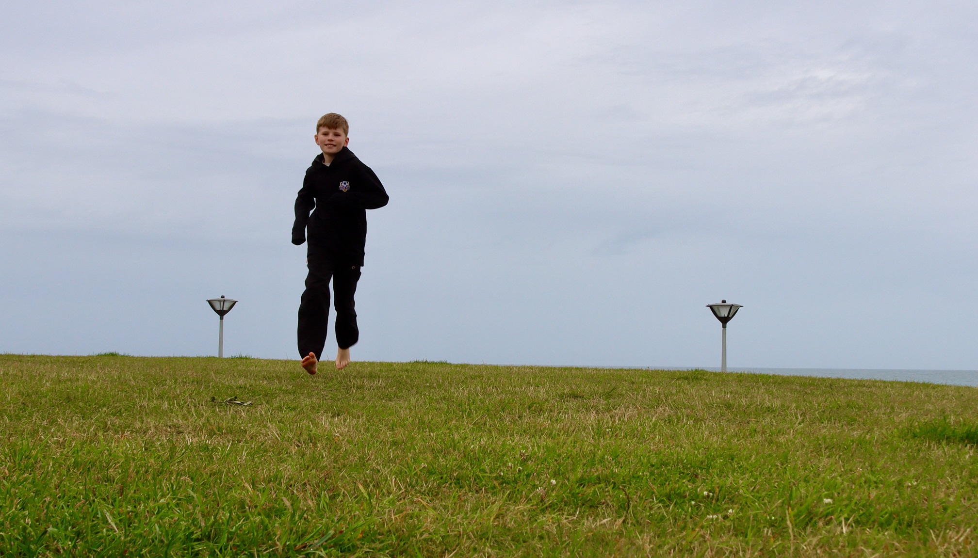 Emerson Borland is ready to race to the finish line at the Kids TRYathlon. Photo: Sam Henderson