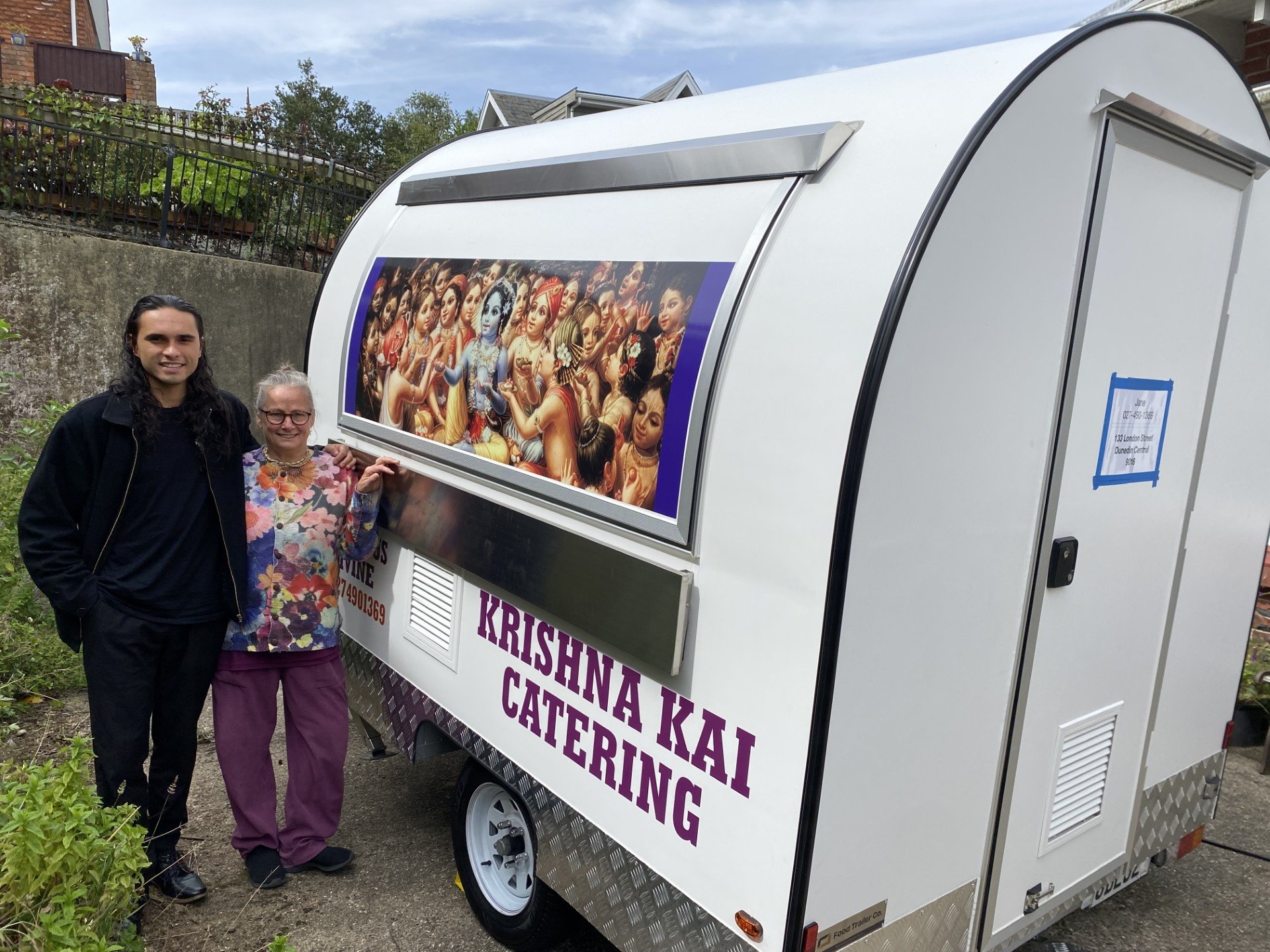 Krishna Kai co-ordinator Jane Beecroft (right) and volunteer Poutama Crossman-Nixon are excited...