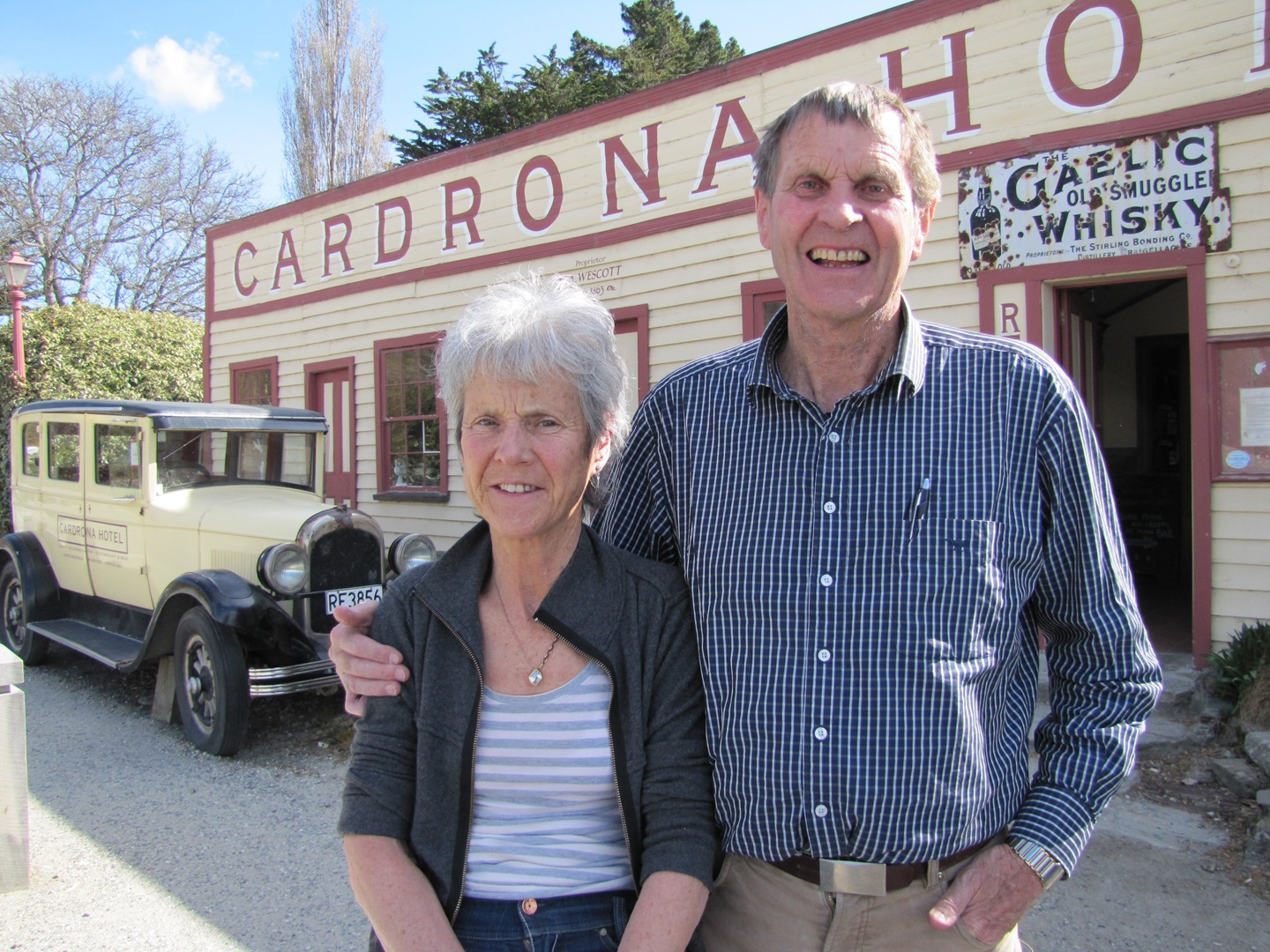 Mary and John Lee were delighted to see the restoration of the Cardrona Hotel which they bought...
