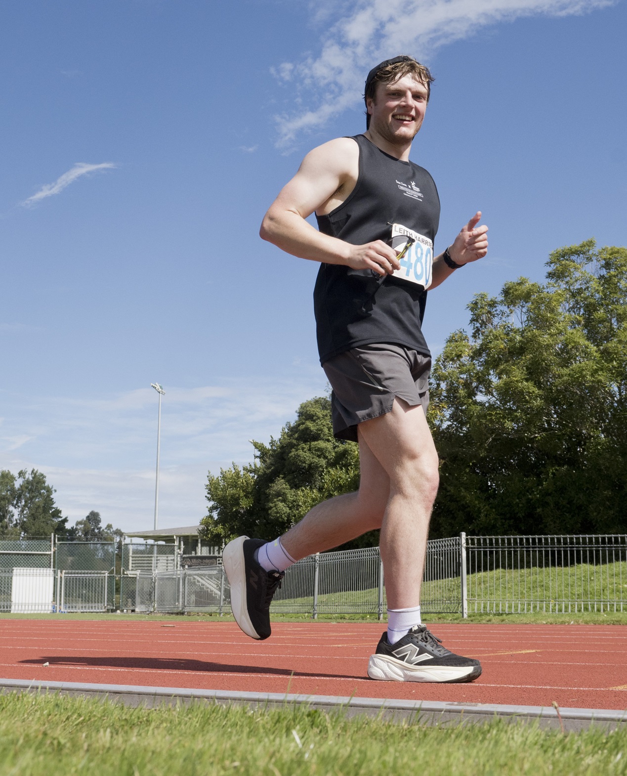 Phil Yeardley in action at the Caledonian on Saturday. Photo: Gerard O'Brien