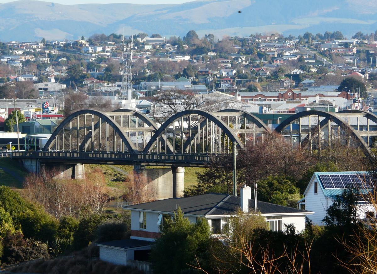 Inspections of Balclutha's SH1 bridge will begin on Monday evening. File photo