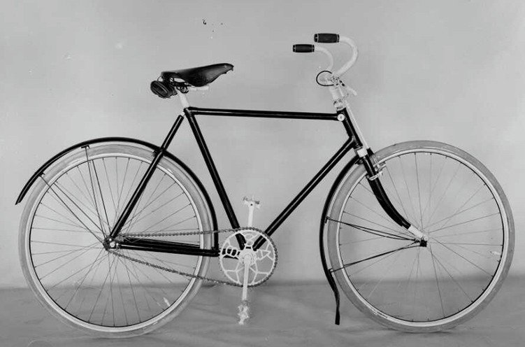 A criminal’s tools: an ancient bicycle. PHOTO: ALEXANDER TURNBILL LIBRARY