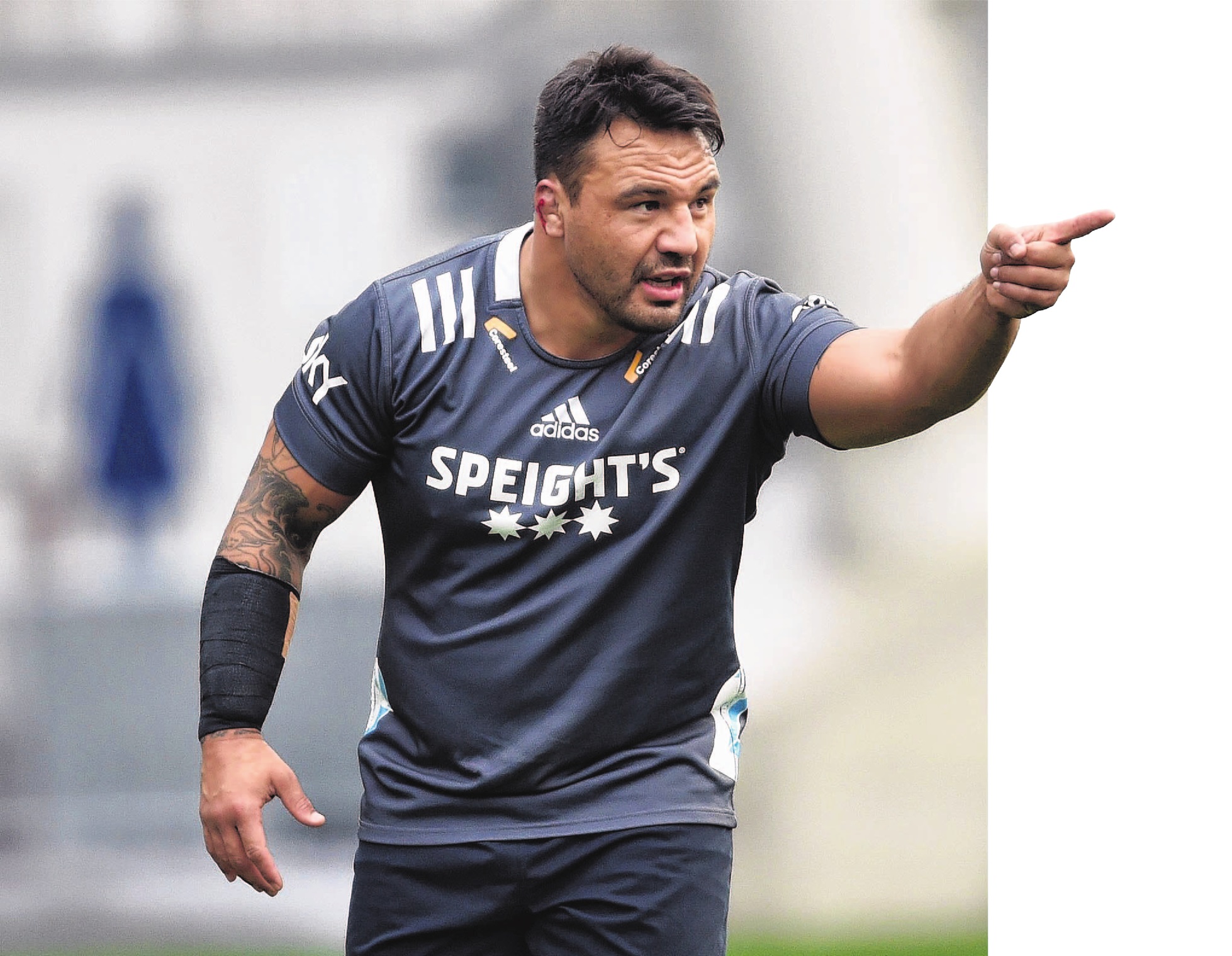 Ash Dixon is one of nine Highlanders centurions. Photo: Peter McIntosh